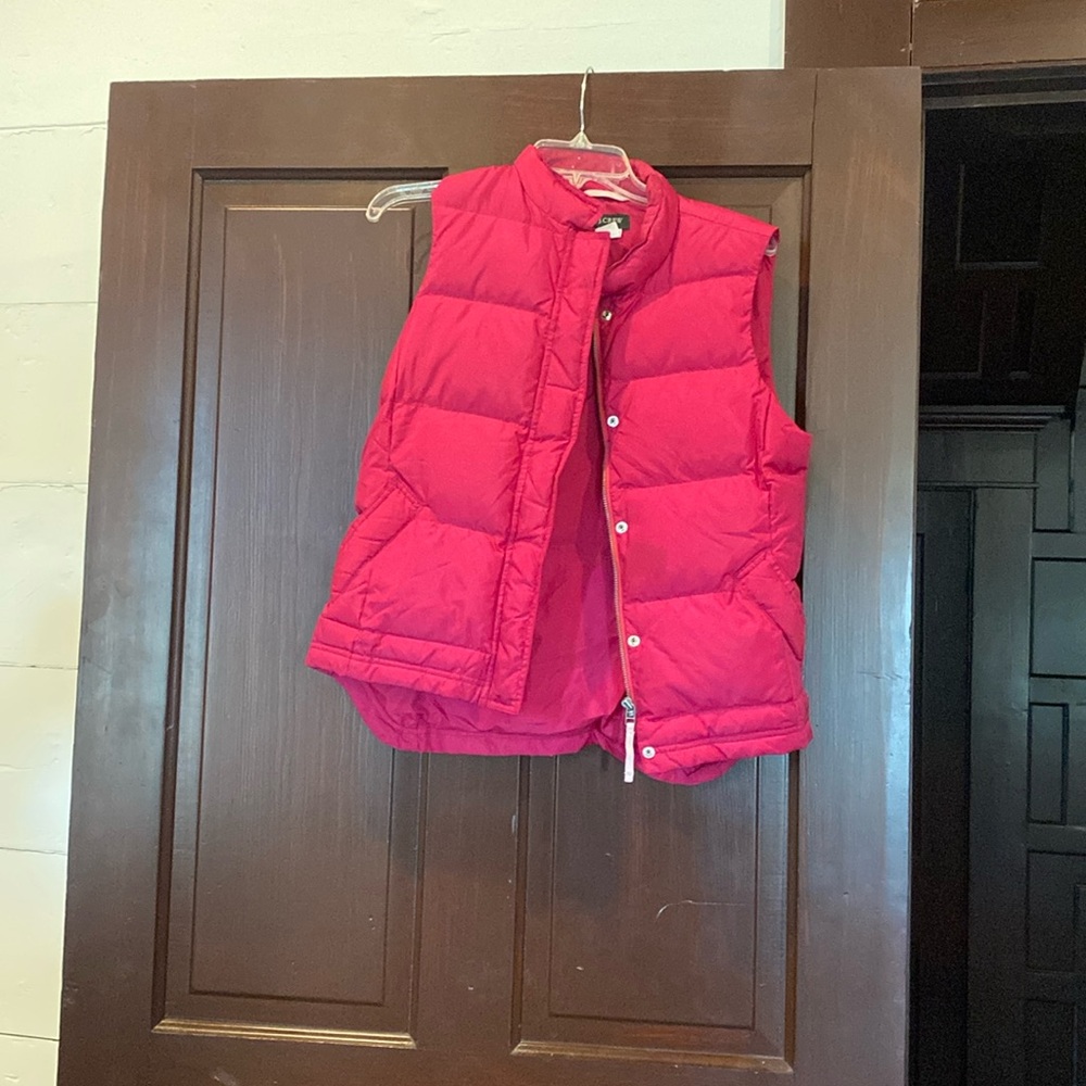 J Crew pink vest